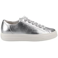 Paul Green Damen SUPER Soft Pauls mit Relax-Weite, Frauen Low-Top Sneaker,Wechselfußbett,Freizeitschuhe,Turnschuhe,Silber (MET. ALU),41 EU