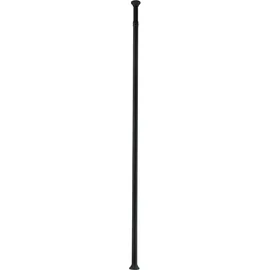 KLEINE WOLKE Duschvorhang-Stangen 25 mm Federstange Schwarz 125-220 cm
