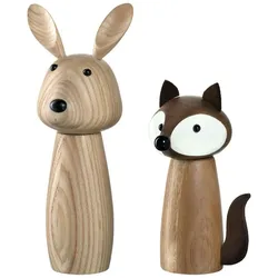 Leonardo CUCINA 2er Set Gewürzmühlen 'Hase' & 'Fuchs'