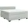 vidaXL Boxspringbett 180 x 200 cm Hellgrau