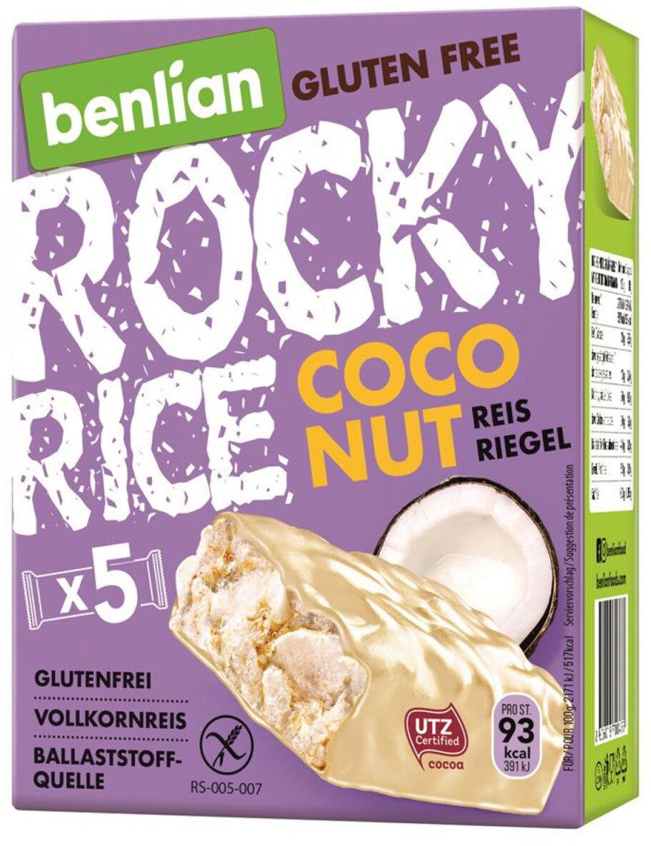 Benlian Rocky Rice Coconut glutenfrei 90 g