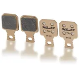 XLC Unisex – Erwachsene Pro Scheibenbremsbeläge BP-S38 Gold, Unisize