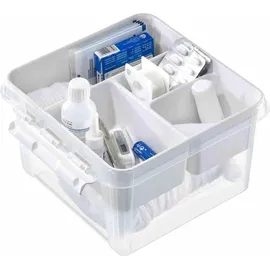orthex Aufbewahrungsbox Erste Hilfe-Box 27,8 x 27,5 x 47,5 cm 12-tlg. weiß