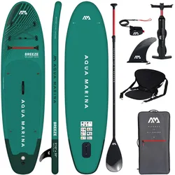 AQUA MARINA BREEZE SUP Board Stand Up Paddle aufblasbar KAJAK SITZ 300 CM