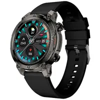 NILOX Trailwatch BT 48 mm Kunststoffgehäuse weiß Sportarmband schwarz