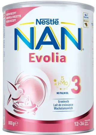 Nestlé Nan Evolia 3 Wachstumsmilch 12 + Monate Dose 800g