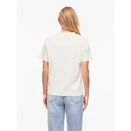 VILA VISYBILLA CHERRY O-NECK Weiß XS