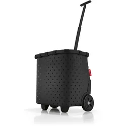 Reisenthel Shopping Carrycruiser Einkaufskorb mit Rollen 48 cm - Frame Glossy Dots Black