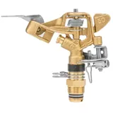 Bradas Messing Sprinkler 25m AG 1/2" 360° Kreisregner Sprenger Rasenregner Impuls Regner Voll- Teilkreisregner Bradas 0178