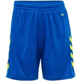 hummel hmlCORE XK Poly Shorts Kids- True Blue/Blazing Yellow