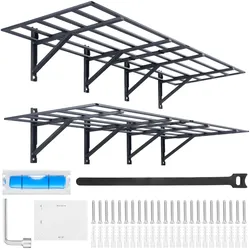 VEVOR 2PCS 6x2 ft 'Garagen-Lagerregale zur Wandmontage, robuste Regale