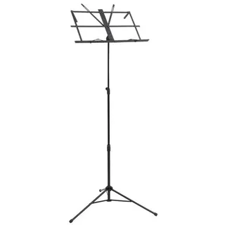 vidaXL Notenständer Schwarz Stahl