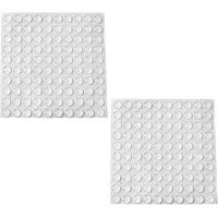 Gummipads, 200 Stück Selbstklebende Pads, transparente Schutzpads, elastische Pads, Möbelstopper, für Türen und Fenster, Schränke, Schubladen, Notebooks