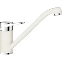 Blanco Wega II silgranitweiß/chrom 526408