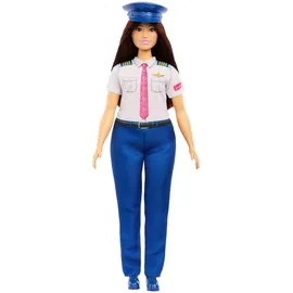 Barbie Karriere Pilotin Puppenkleid/Schuhe/Mütze (JKF75)