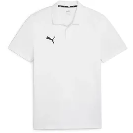 Puma teamGOAL Casuals Poloshirt Herren 04 white/black S
