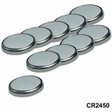V für HSE CR2450 Batterien 10 Stück,Knopfzellen,Batterie CR 2450,3 Volt,Lithium,Knopfzelle