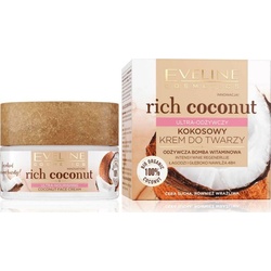 Eveline, Gesichtscreme, Rich Coconut coconut face cream is extremely nourishing 50ml (50 ml, Gesichtscrème)