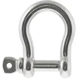 Schäkel aus rostfreiem Stahl 14 mm-5ER-SET hellgrau NO SIZE