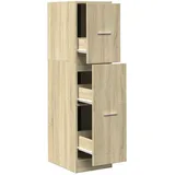 vidaXL Apothekerschrank Sonoma-Eiche 30 x 41 x 118 cm Braun