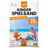 best for kids Spielsand 75 kg Gewaschener Quarzsand für Sandkasten