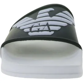 Emporio Armani Strandschuhe-44 weiße Flip-Flops - Schwarz, weiß