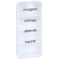 Tablettendose Morgens/mittags/abends/nac 1 St