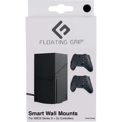 Floating Grip Xbox Series X wall mount Bundle Black (Xbox Series X) , Schwarz