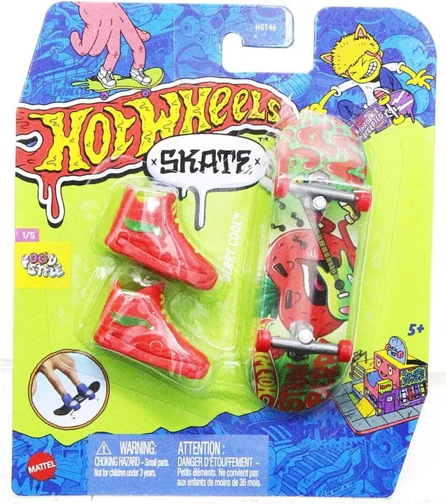 Hot Wheels Skate Food Style 1/5 Berry Cool Skate Fingerboard Kinder Spielzeug – HVJ80 | ab 5 Jahren
