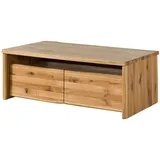 MASSIVMOEBEL24.DE Couchtisch Wildeiche natur geölt 120 x 45 x 70 cm