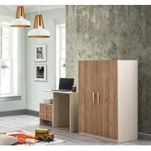 aea Elegantes Möbelset aus Holz in Braun für Schlafzimmer,