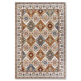 Villeroy & Boch Domenique bunt (creme,bunt), B:160cm H:3mm L:235cm, Polyester, Polypropylen, Teppiche, Outdoorteppich, Outdoor, Flachgewebe, wetterfest, Balkon, Garten, Klassisch, Terrasse
