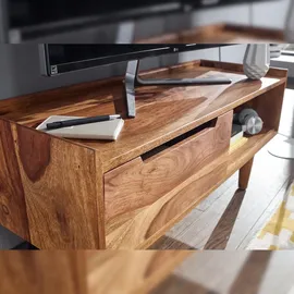 FineBuy TV Schrank FineBuy Lowboard 95x44x34 cm Holz Fernsehkommode Fernsehschrank