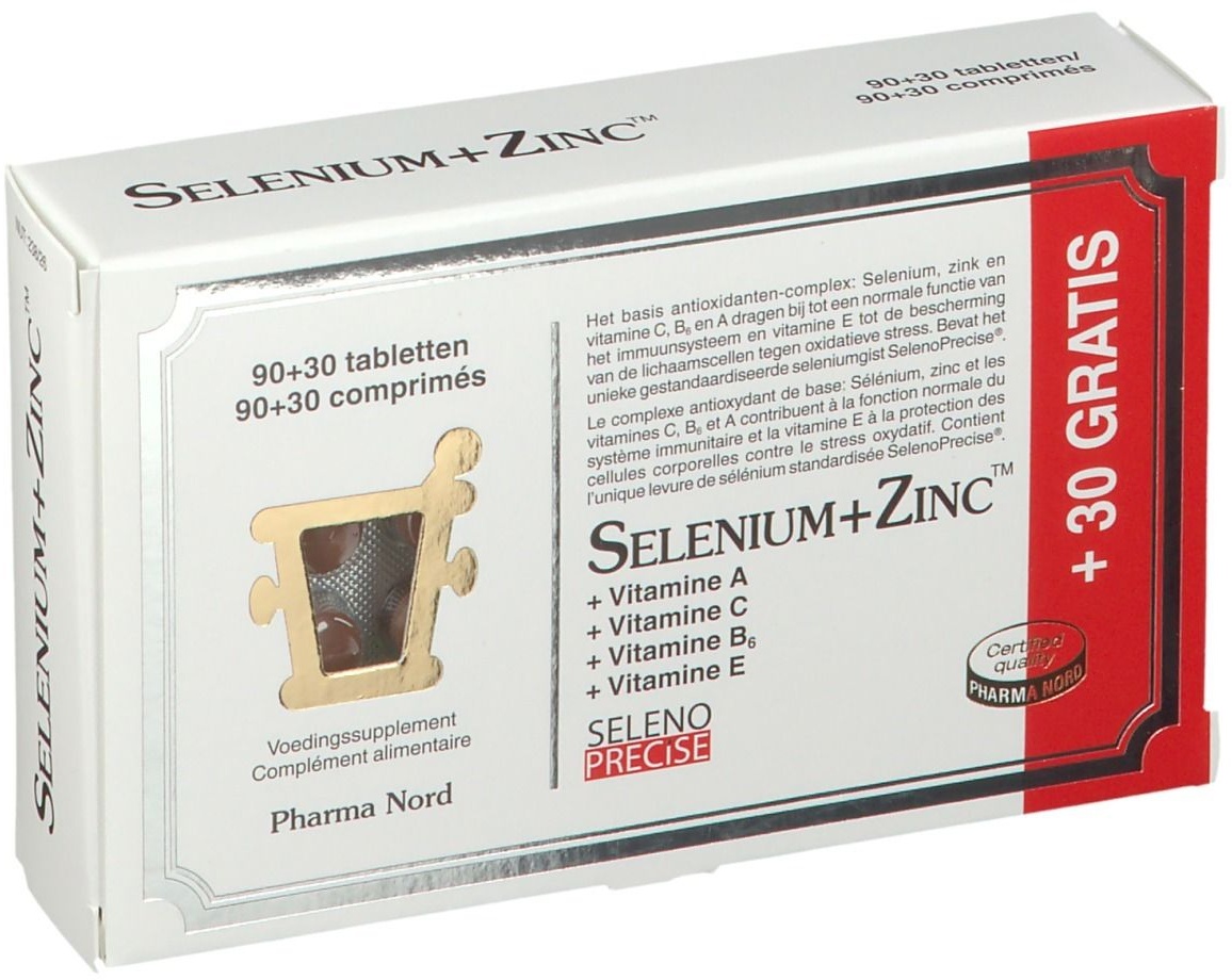 Pharma Nord Selenium + Zinc 120 pc(s) comprimé(s)