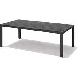 Mojawo Gartentisch 160 x 90 x 74 cm Anthrazit/Grau