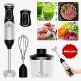 3-in-1 Stabmixer Set Multifunktion Handmixer Zerkleinerer Schneebesen Pürierstab