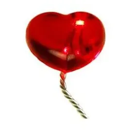 Best Season LED-Clusterkette, Minilichterkette 72 rote Herzen LEDs