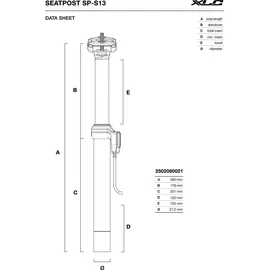 XLC SP-S13 mm - 27.2mm