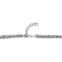 Adelia's Königskette Damen Edelstahl Silber