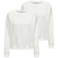 Only Sweatshirt Weiß XL