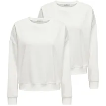 Only Sweatshirt Weiß XL