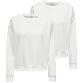Only Sweatshirt Weiß XL