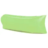 Surwin Wasserdichtes Aufblasbares Sofa,Tragbares Luft Sofa Aufblasbare, Air Lounger, Luftsofa Luftsack Für Outdoor, Strand, Reisen, Party, Camping Gadgets (Fluoreszierendes Grün,230x70cm)