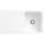 Villeroy & Boch Siluet 50 flat stone white + Handbetätigung