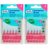 Tepe Interdentalbürste 0,4mm pink 2x 2x6 St Zahnbürste