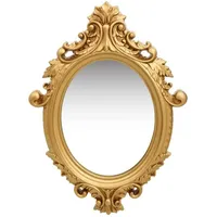 Furnicato Wandspiegel im Schloss-Stil 56x76 cm Golden (1-St) goldfarben