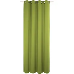 Vorhang WIRTH "Newbury", grün, B:130cm H:305cm, Baumwolle, Polyester, Gardinen, nach Maß