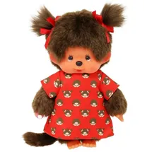 Sekiguchi Monchhichi Mädchen im Monchi-Kleid, 18 cm