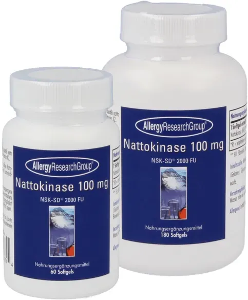 Allergy Research Group Nattokinase 100mg NSK-SD Kapseln - Packungsgröße: 60 Kapseln