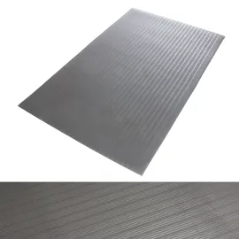 etm Anti-Ermüdungsmatte Softer-Work-Mat Gerippt Grau